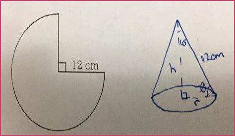 How do you find the radius with only the slant height? Please show work.